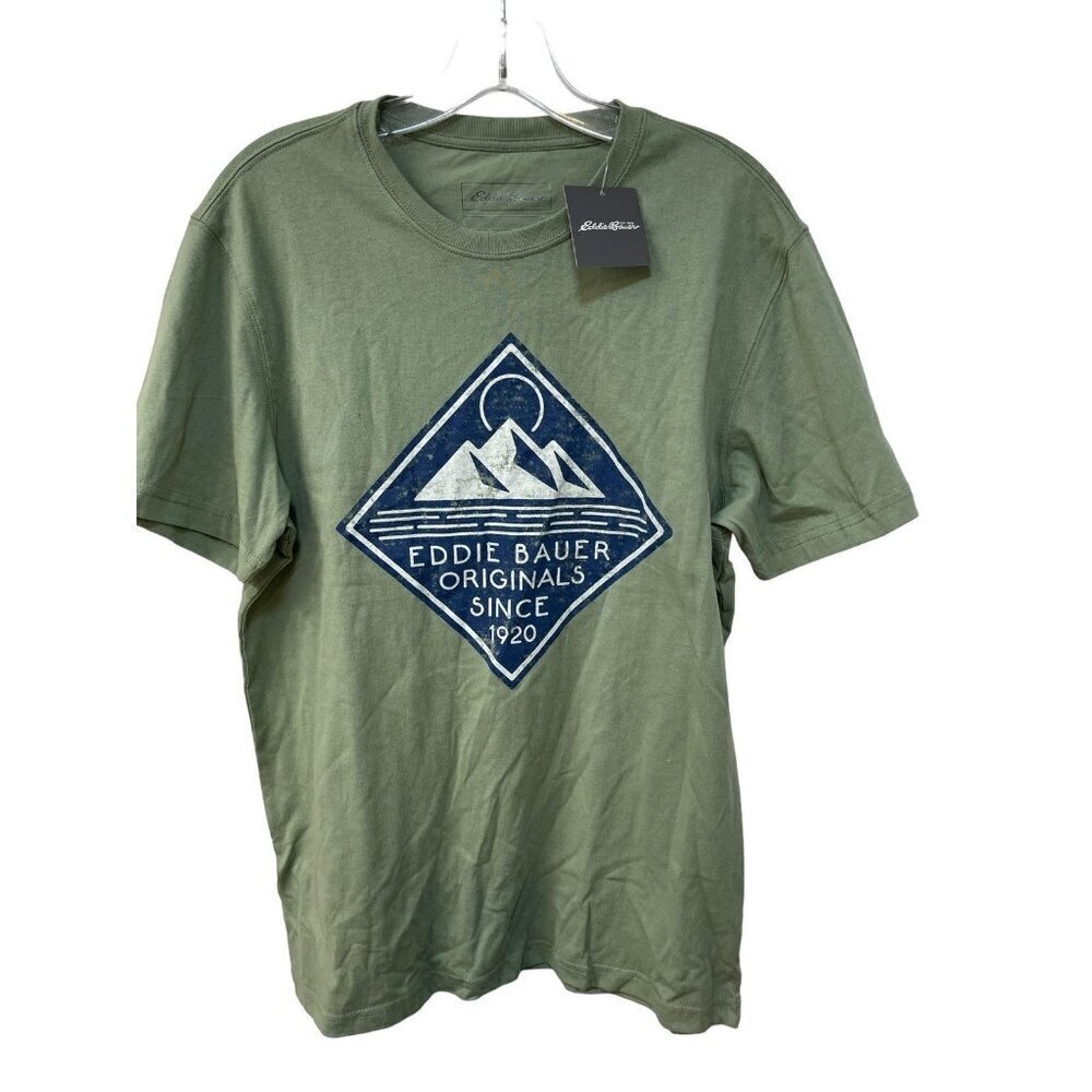 NEW Eddie Bauer T-Shirt Green Originals Men’s Size Medium